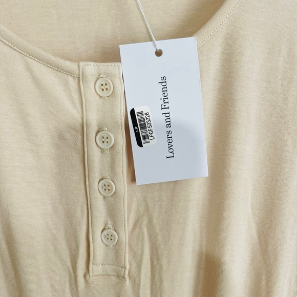 Nwt Lovers and friends Stacey Jumpsuit in Sand Dollar - Picture 7 of 11